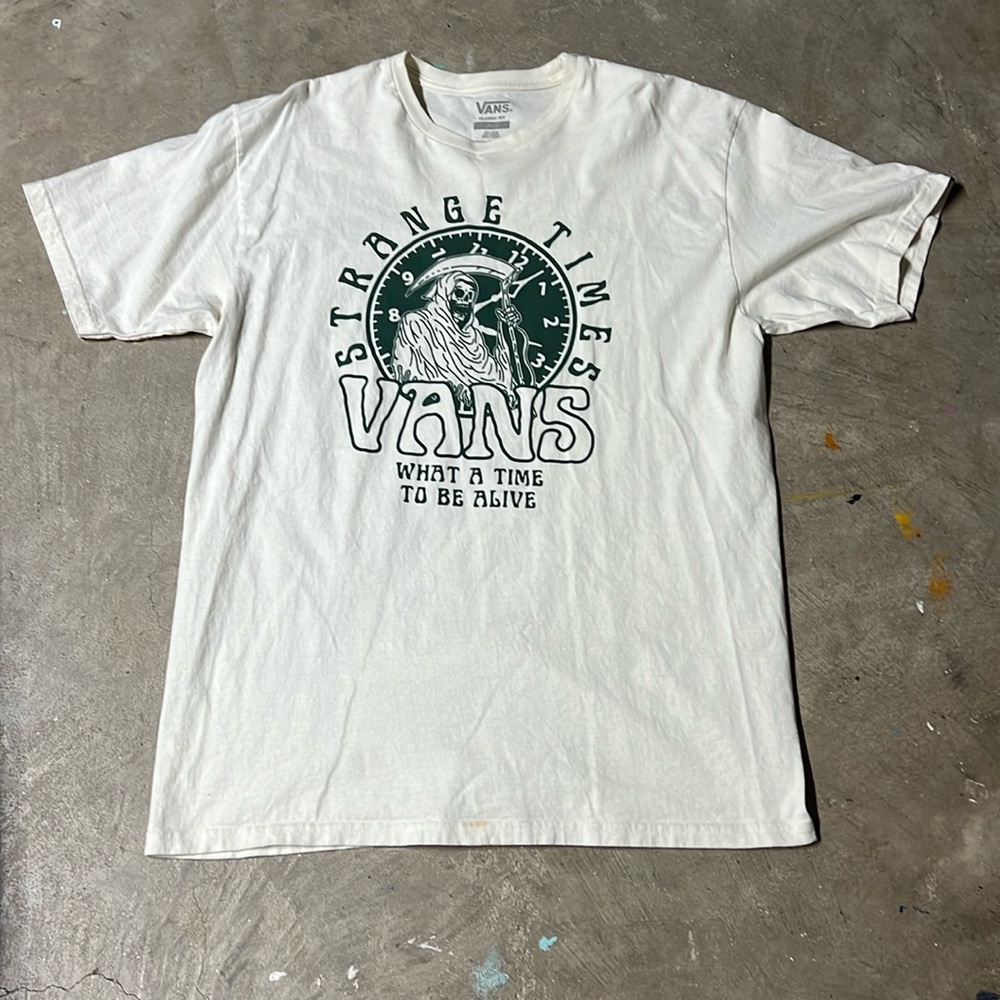 Mens "Strange Times" Vans Graphic tee